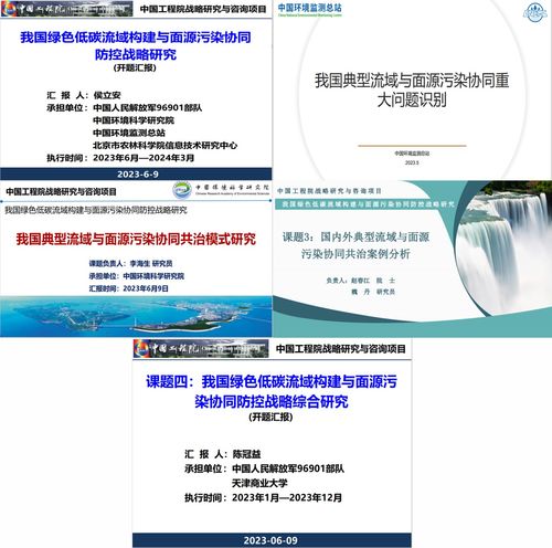 綠色流域新畫卷 協同防控面源污染，引領區域可持續發展